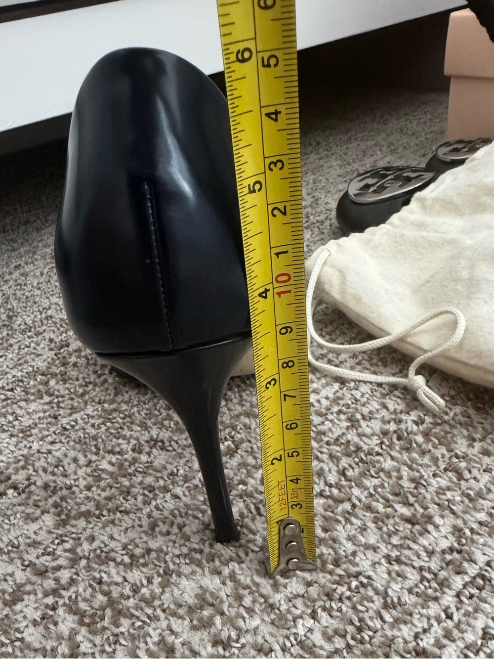 J. Crew Navy Leather Pointed D'Orsay Pumps - Picture 5 of 5